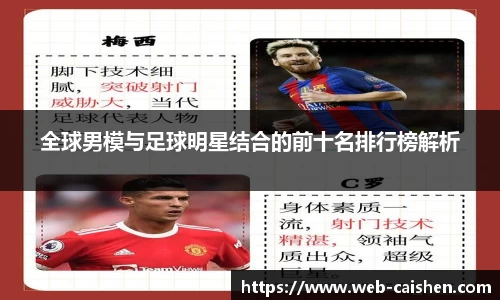 全球男模与足球明星结合的前十名排行榜解析